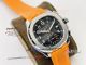 PPF Patek Philippe Aquanaut Chronograph 5968 black dial orange Rubber Strap Replica Watch (10)_th.jpg